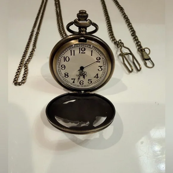Vintage Train Pocket Watch # 544